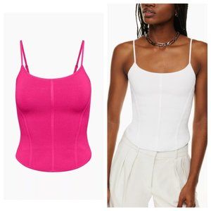 BABATON NWT Sculpt Kit Moma Tank Eros Pink Bustier S  Small Aritzia